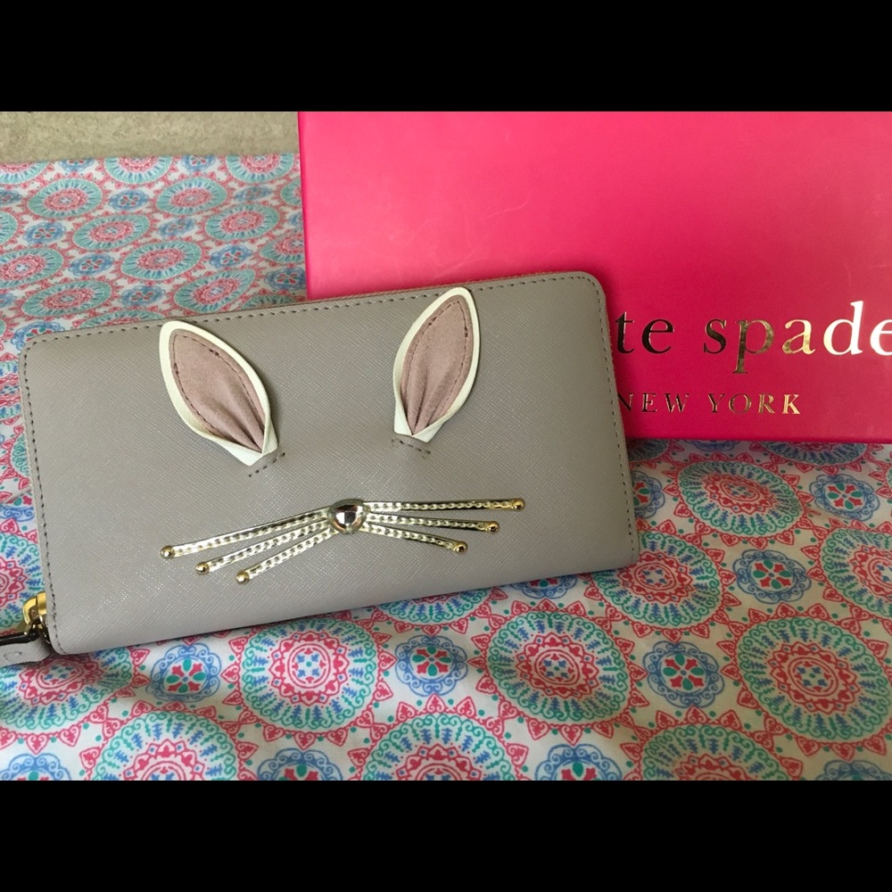 NWOT Kate Spade Bunny Wallet